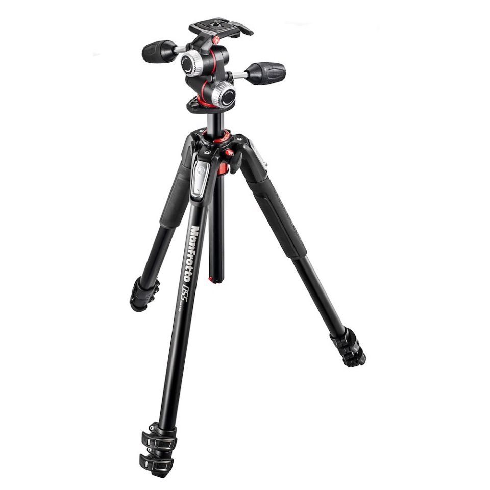 Manfrotto 055XPRO Alu Tripod w/3W Head
