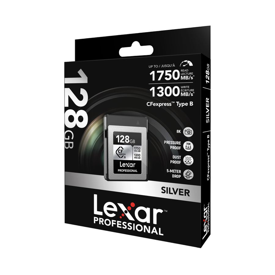 Lexar 1750MB/s CFexpress B 128GB Silver