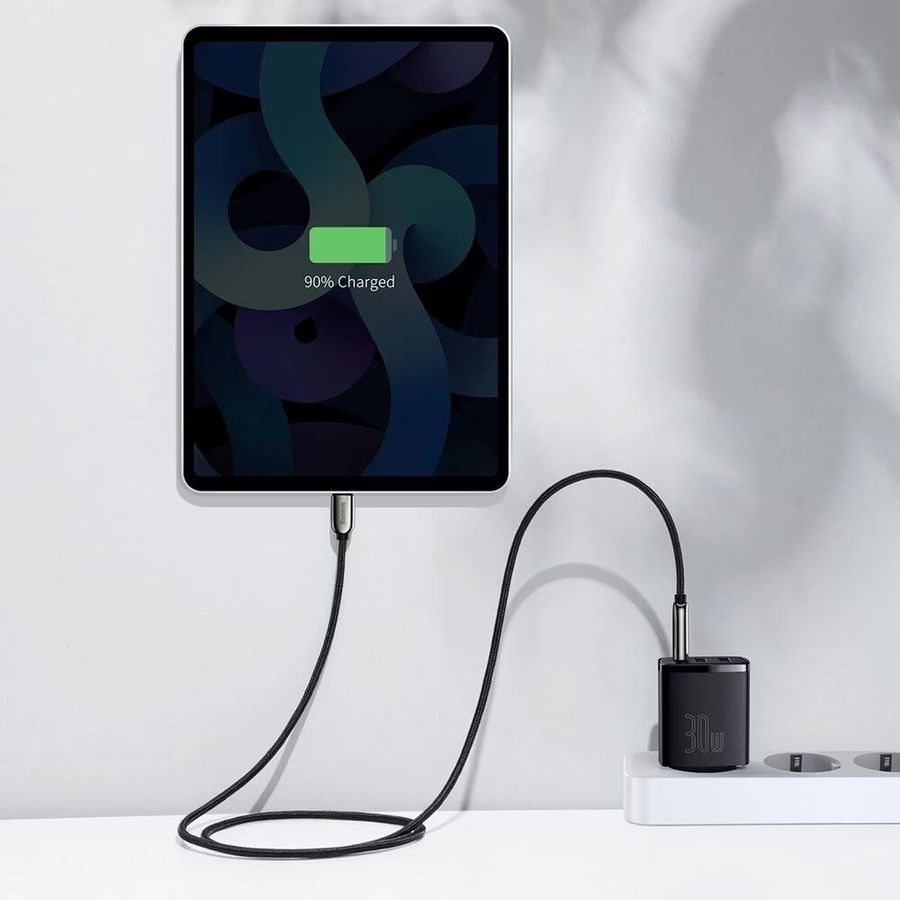 Baseus Quick Charger 3 Port 30W Black