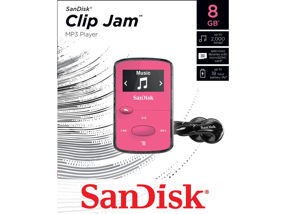 SanDisk Clip Jam 8GB Pink