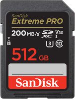 SanDisk Extreme Pro 200MB/s SDXC 512GB