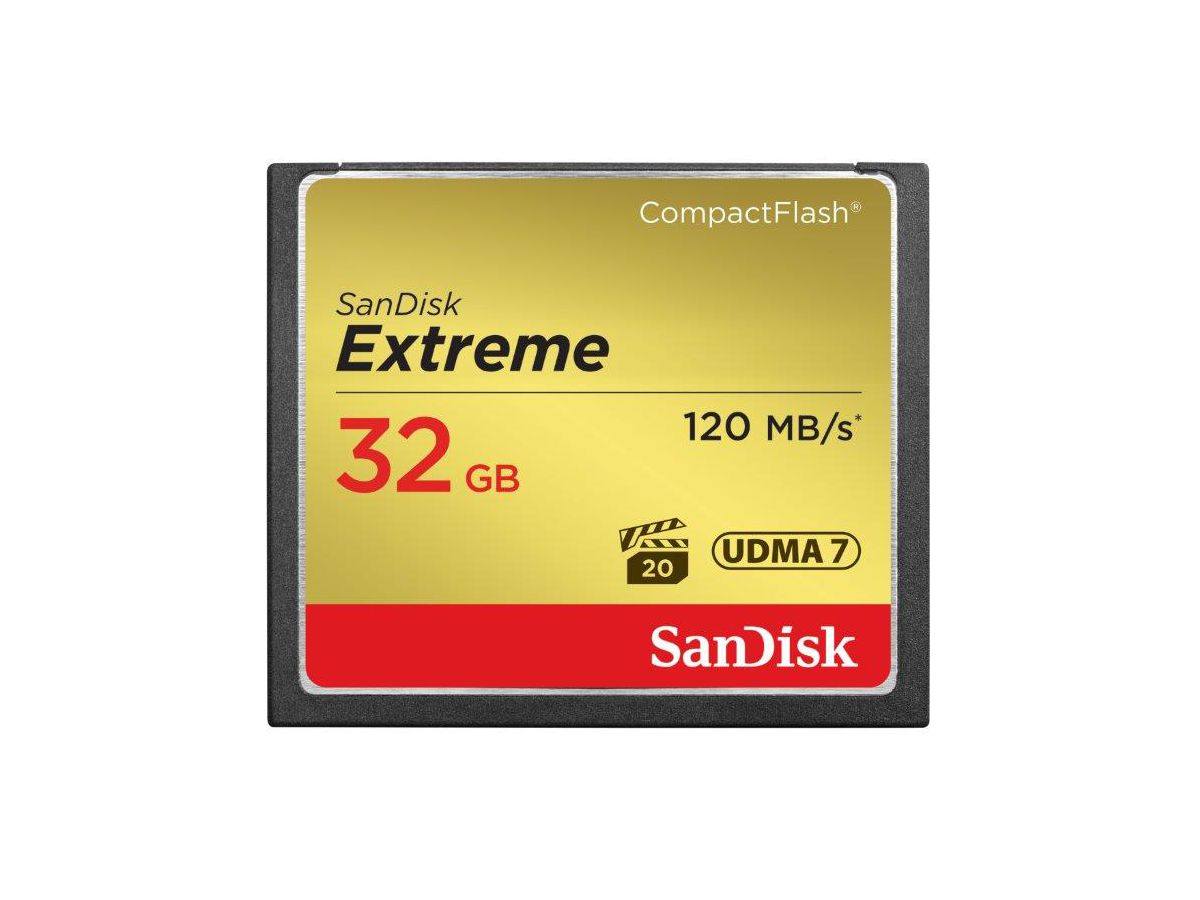 Sandisk Extreme 120MB/s CF 32GB