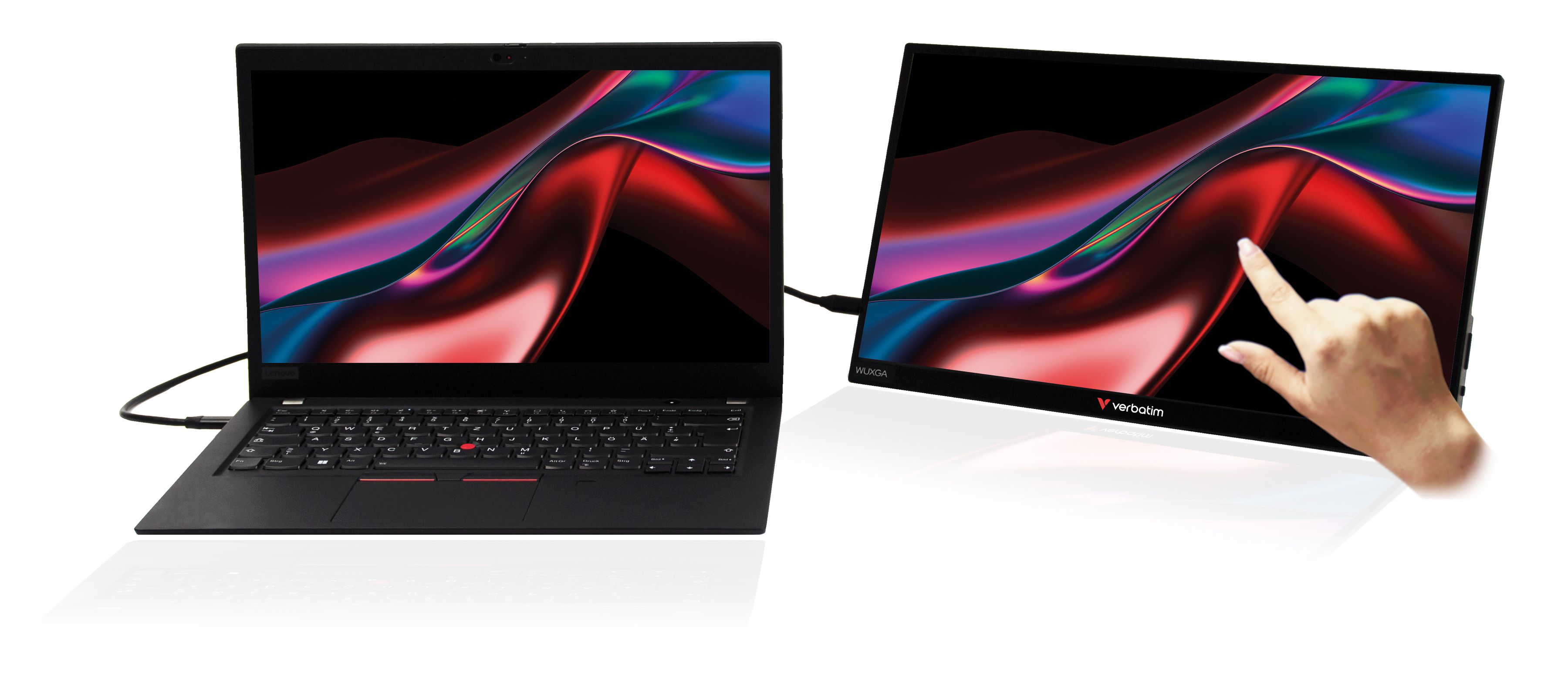 Verbatim Touch Monitor 13.3" Wireless