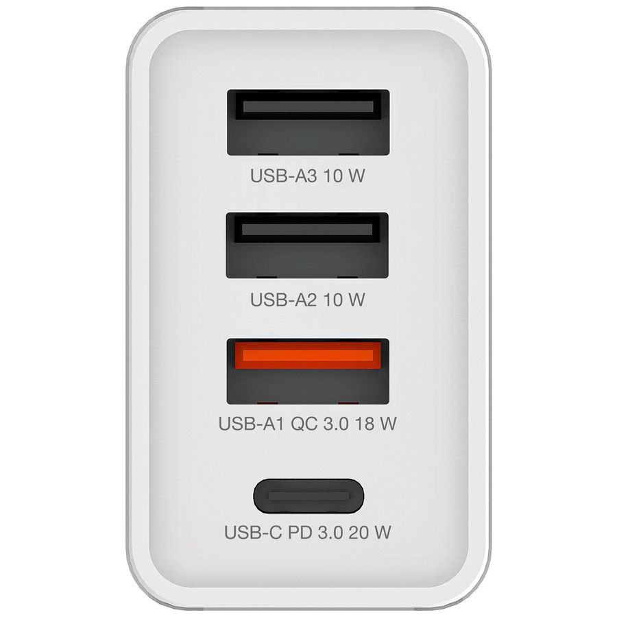 Verbatim 4 Port Charger 30W White