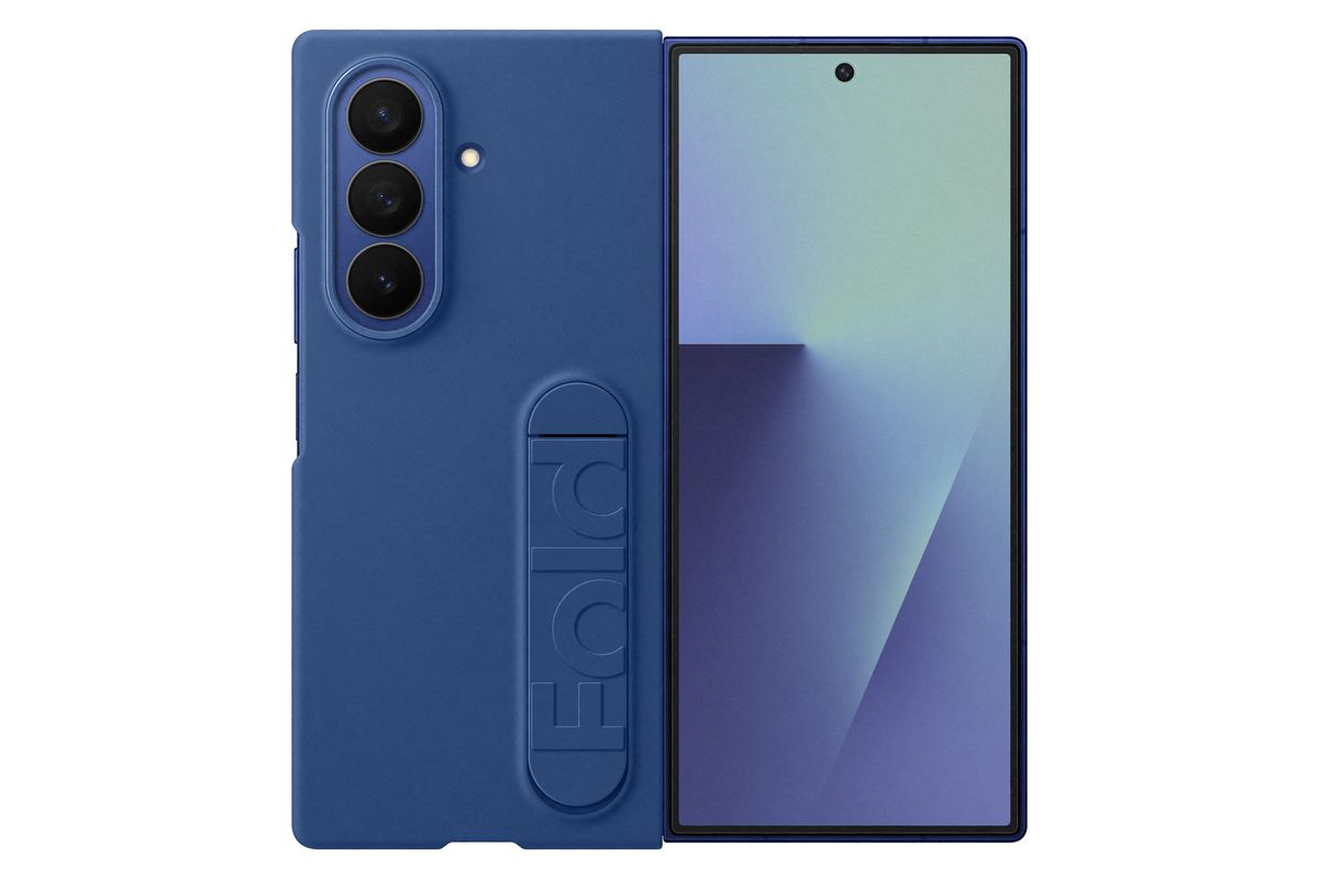 Samsung Fold 7 Silicone Case Blue