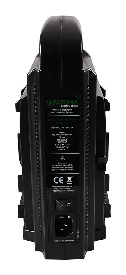 Patona Dual Charger for V-mount