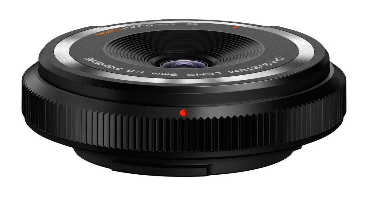 OM System Body Cap Lens 9mm 1:8 fisheye