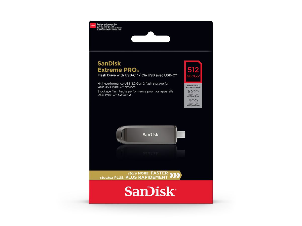 SanDisk Extreme PRO USB-C 3.2 512GB