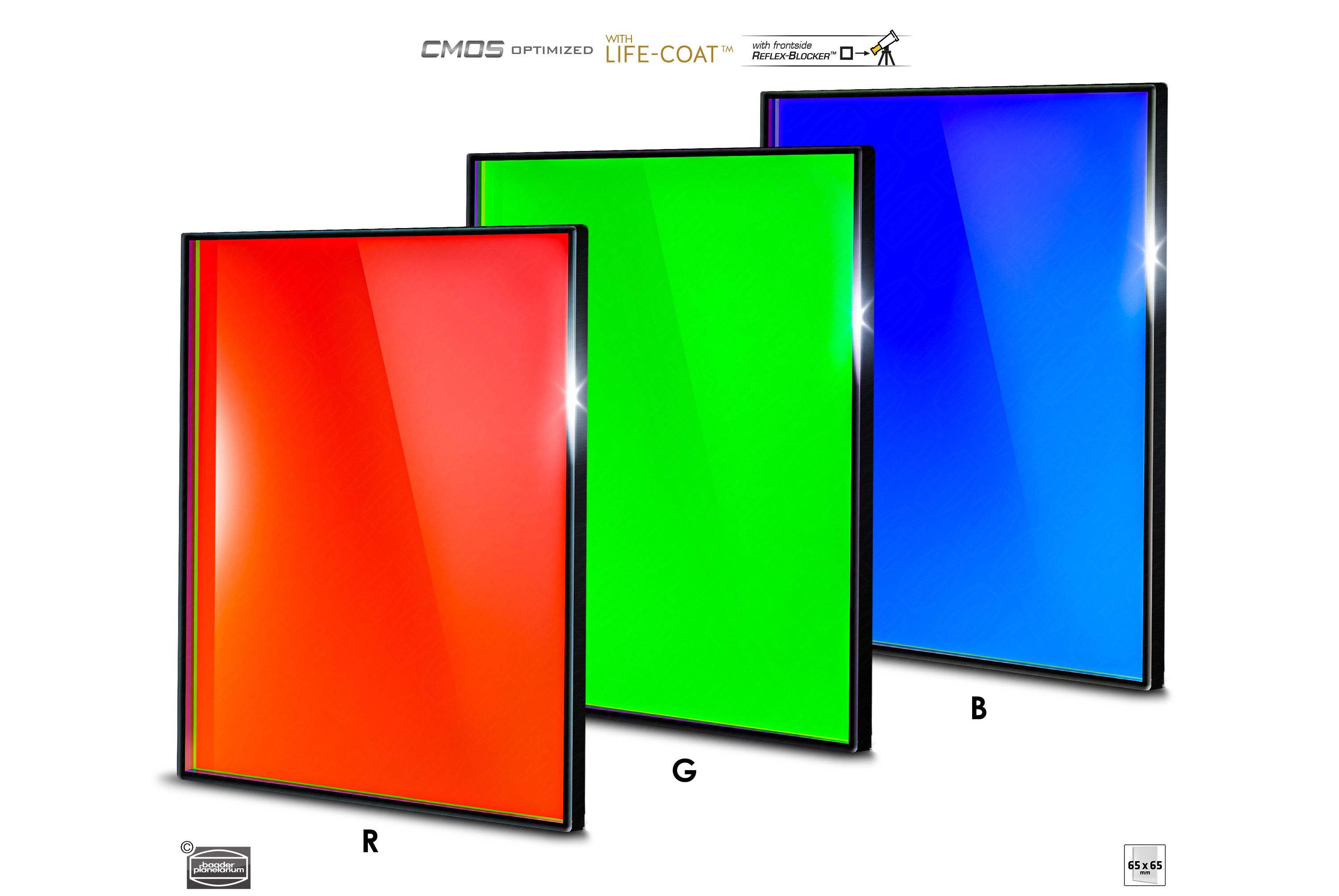 Baader RGB 65x65mm Filtersatz