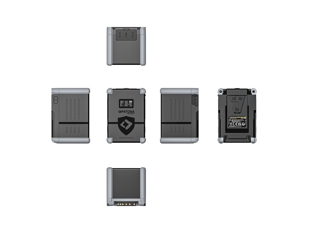 Patona Protect Bat. V-Mount V150-PD100