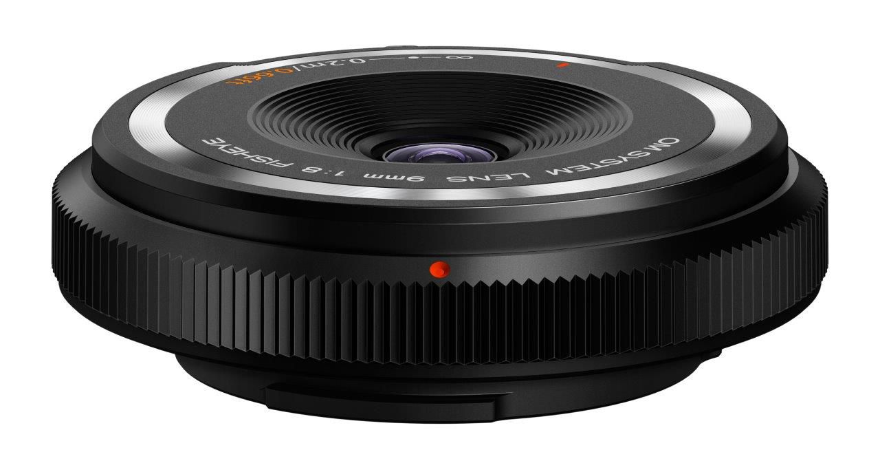 OM System Body Cap Lens 9mm 1:8 fisheye