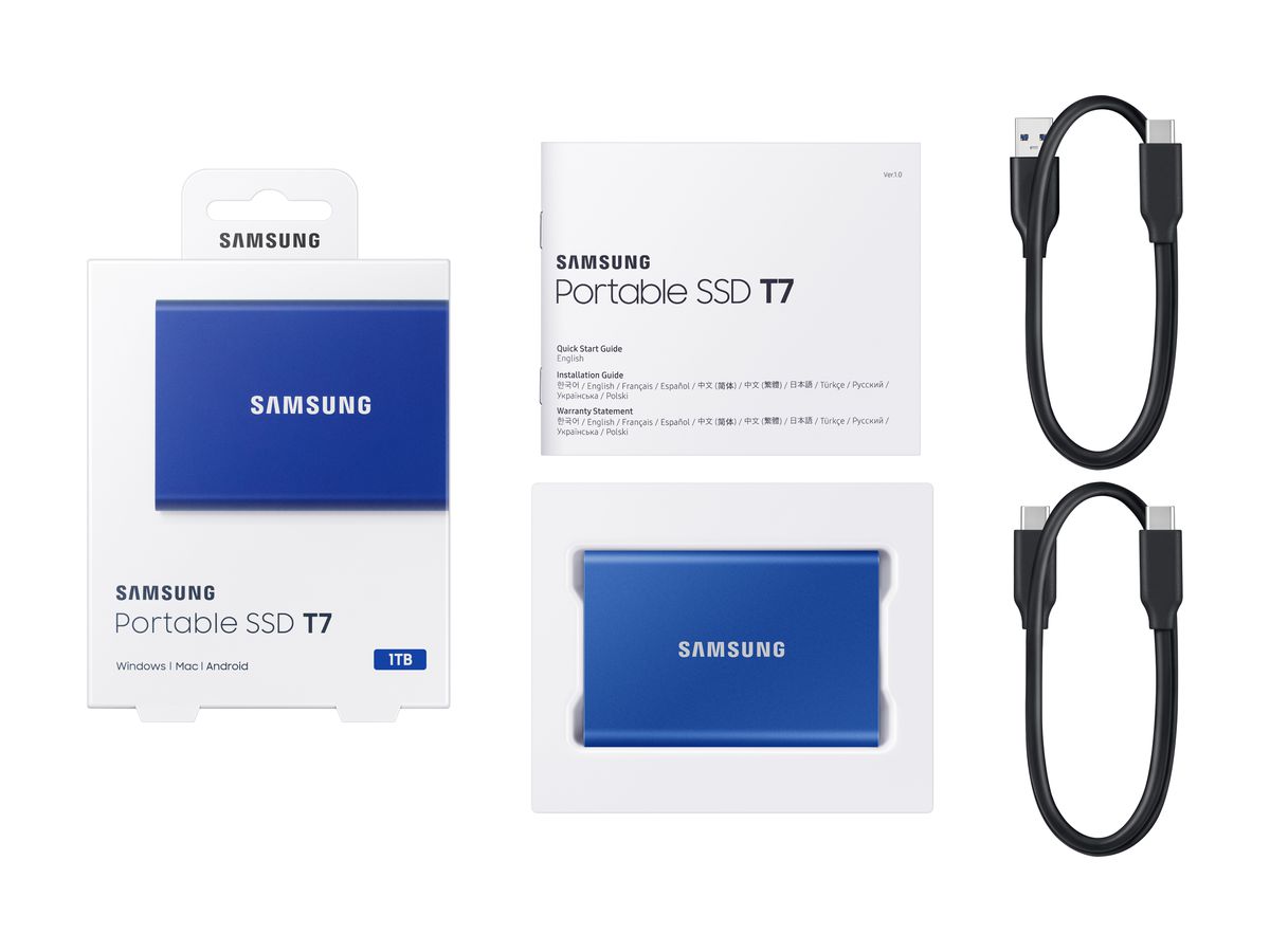 Samsung PSSD T7 1TB blue