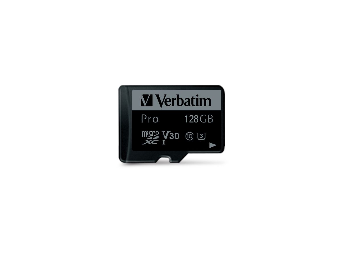 Verbatim Pro U3 128GB microSDXC Card