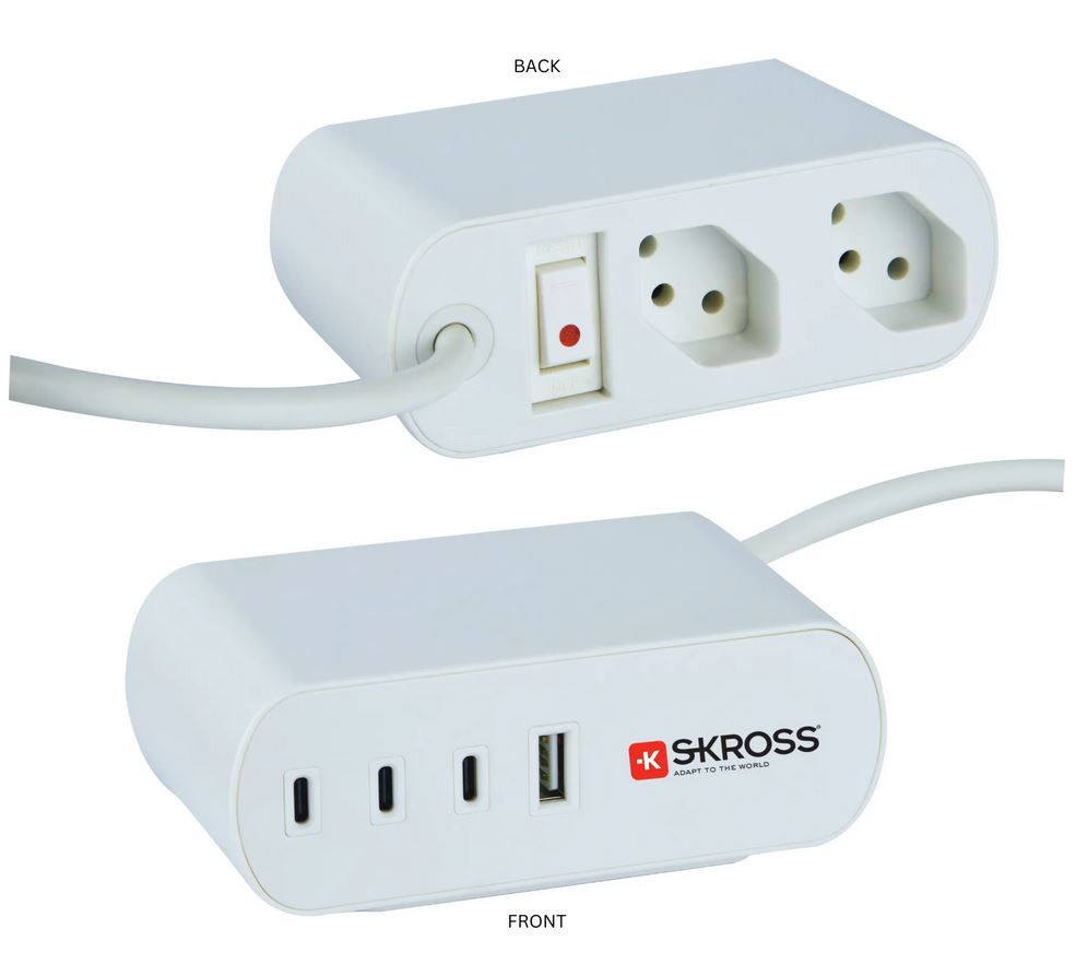 Skross Office Station USB AC 2xT13 65W