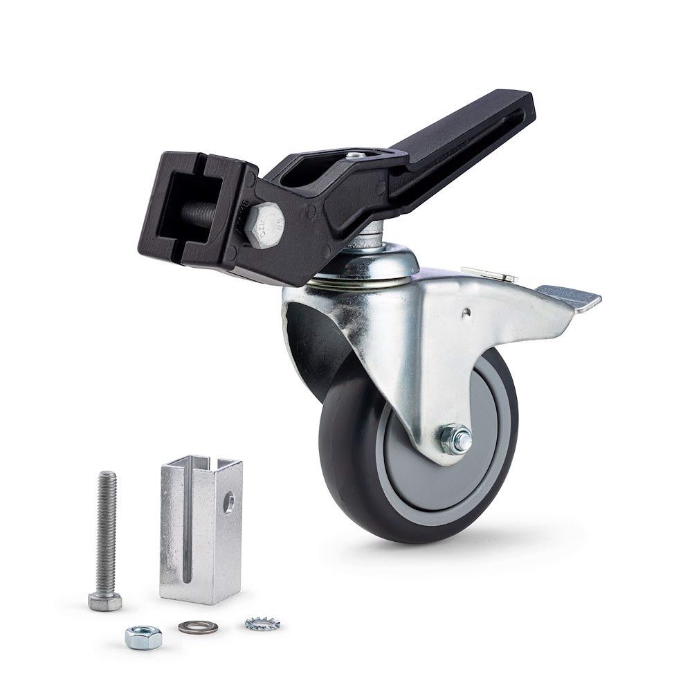 Avenger Wheel Set 3 w/Brakes Black