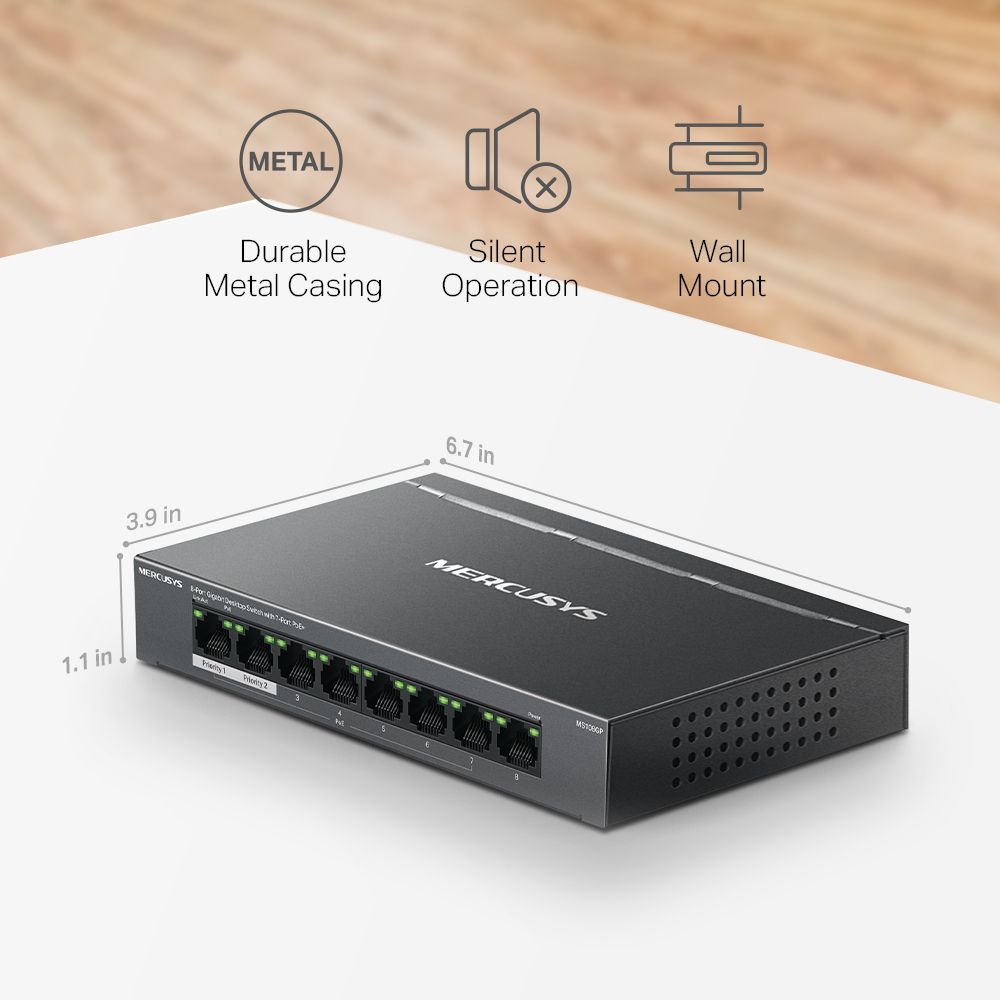 Mercusys 8-Port Gigabit Desktop Switch