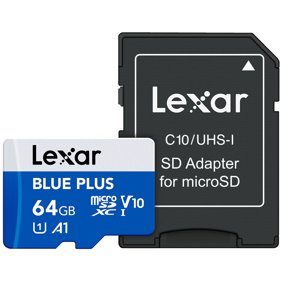Lexar microSDXC 100MB/s Blue Plus 64GB