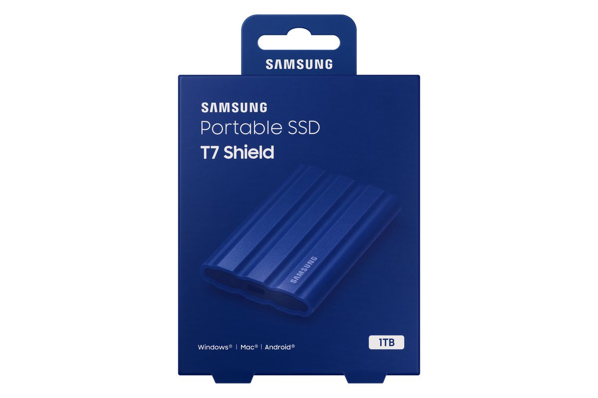 Samsung PSSD T7 Shield 1TB blue