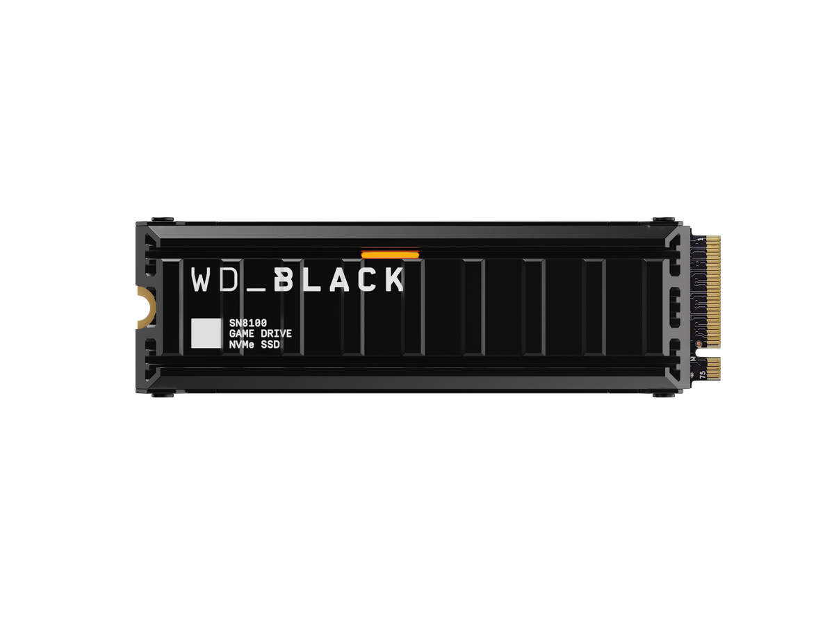 WD BLACK SN8100 SSD 2TB Heatsink