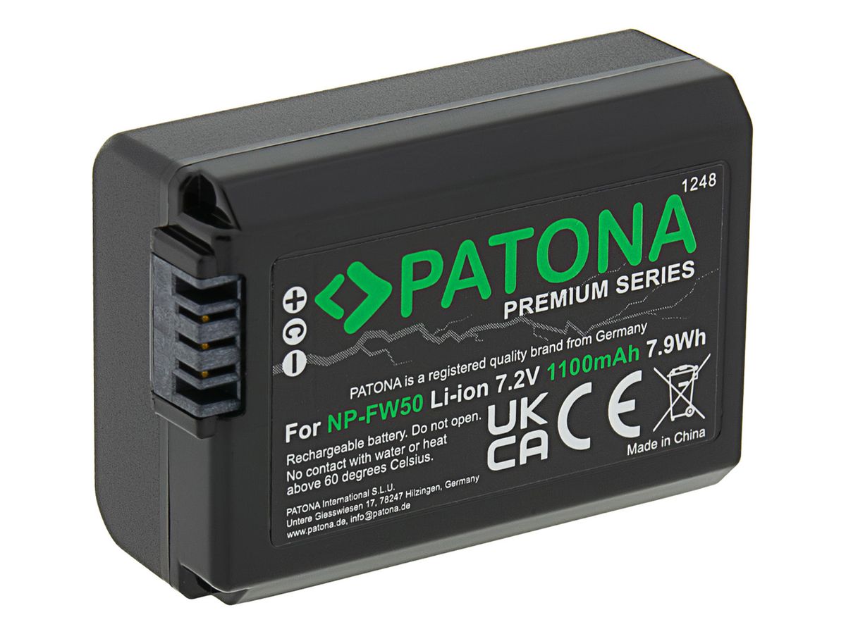 Patona Premium Batterie Sony NP-FW50