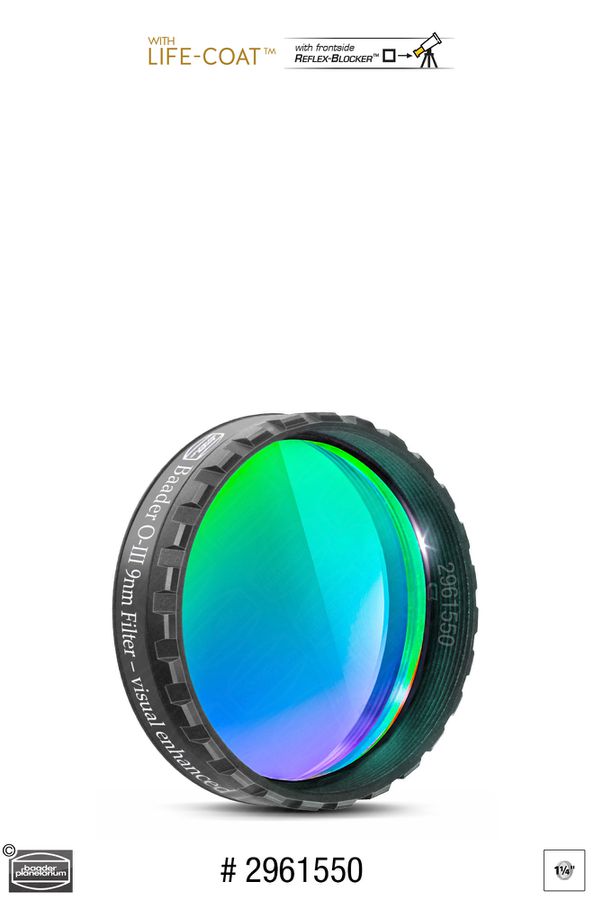 Baader Schmalband OIII  9nm 1.25"