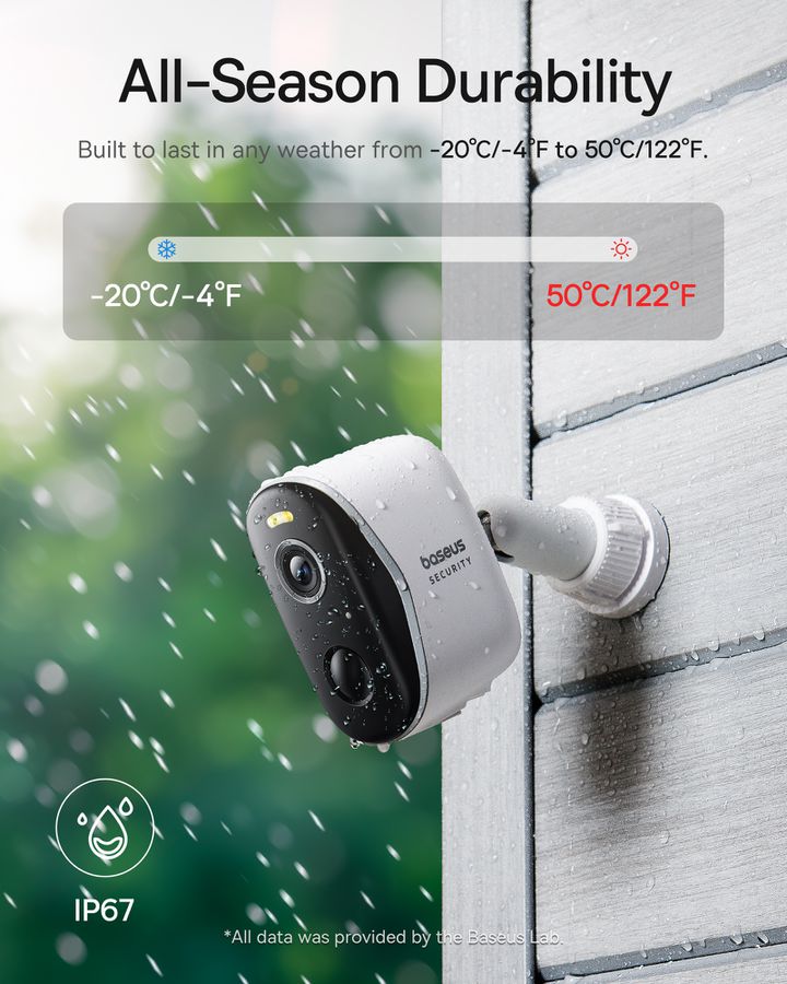 Baseus N1+ Outdoor Camera 2K