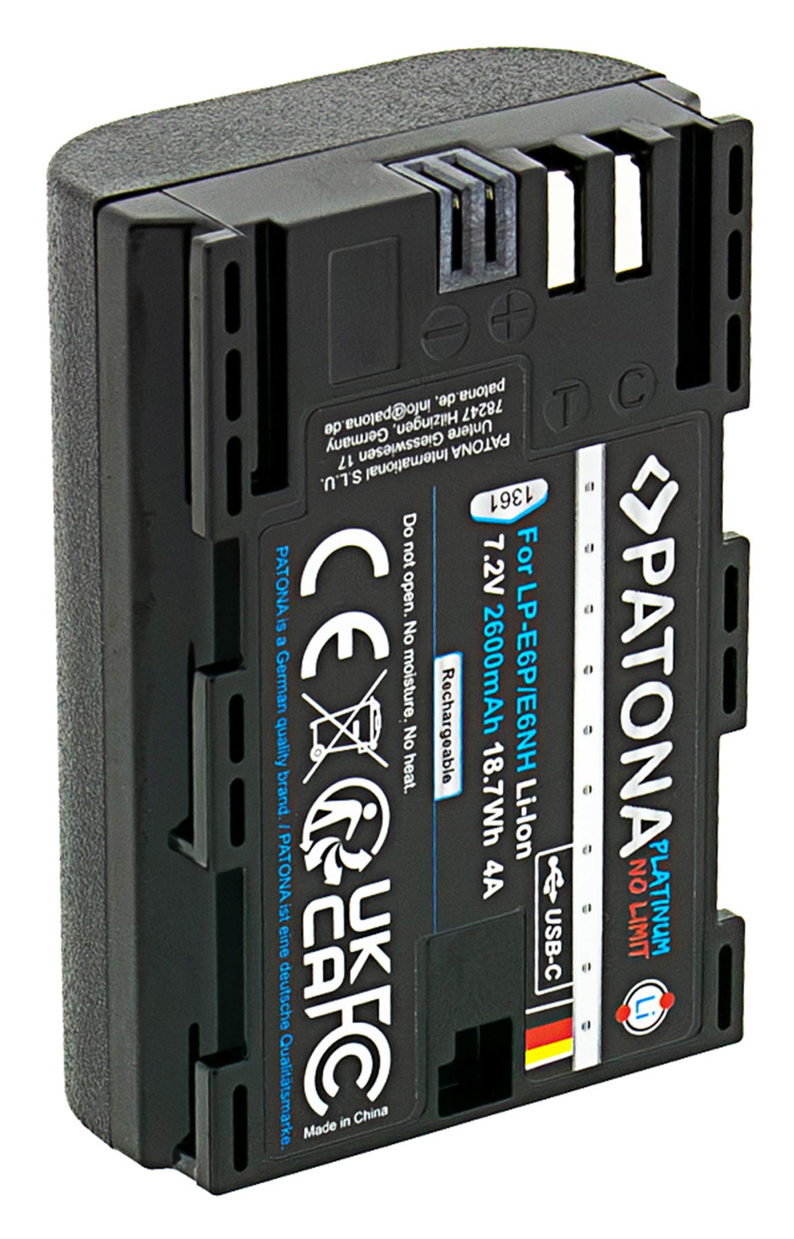 Patona Platinum Canon LP-E6P USB-C