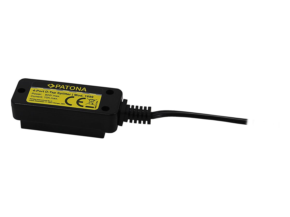 Patona D-Tap male to 4-Port D-Tap female