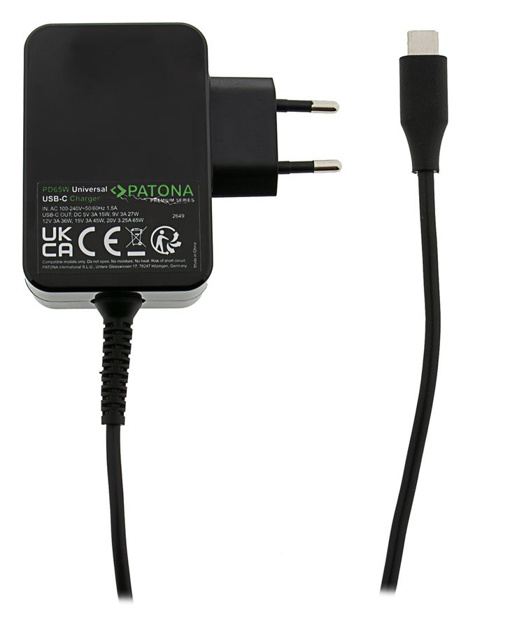 Patona GAN PD 65W USB-C Notebook