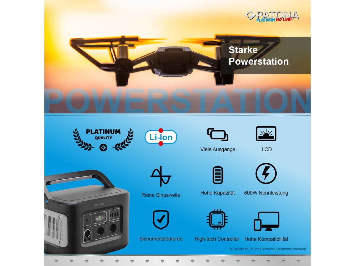 Patona Portable Powerstation 600