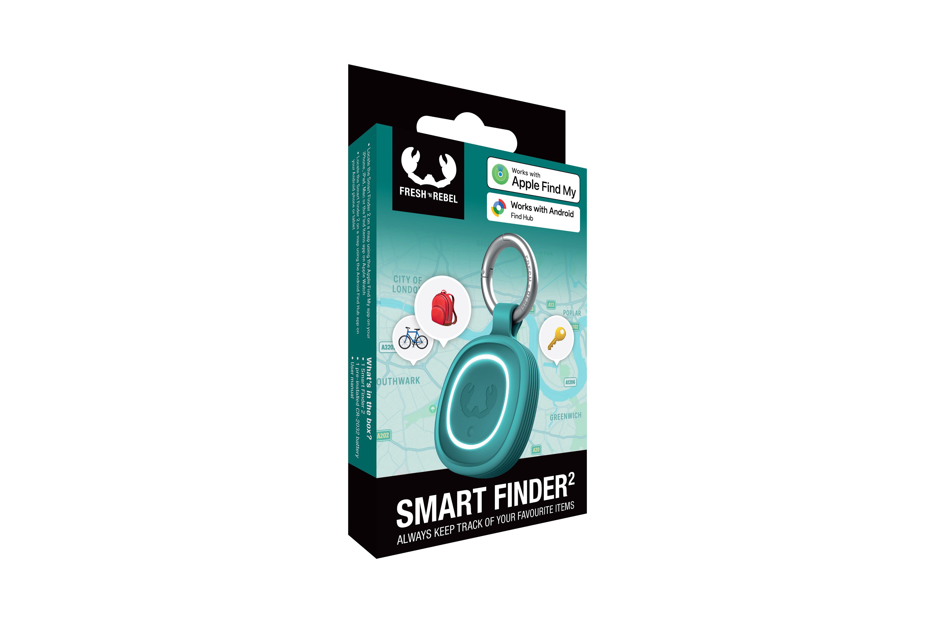 Fresh 'n Rebel Smart Finder 2 Real Teal