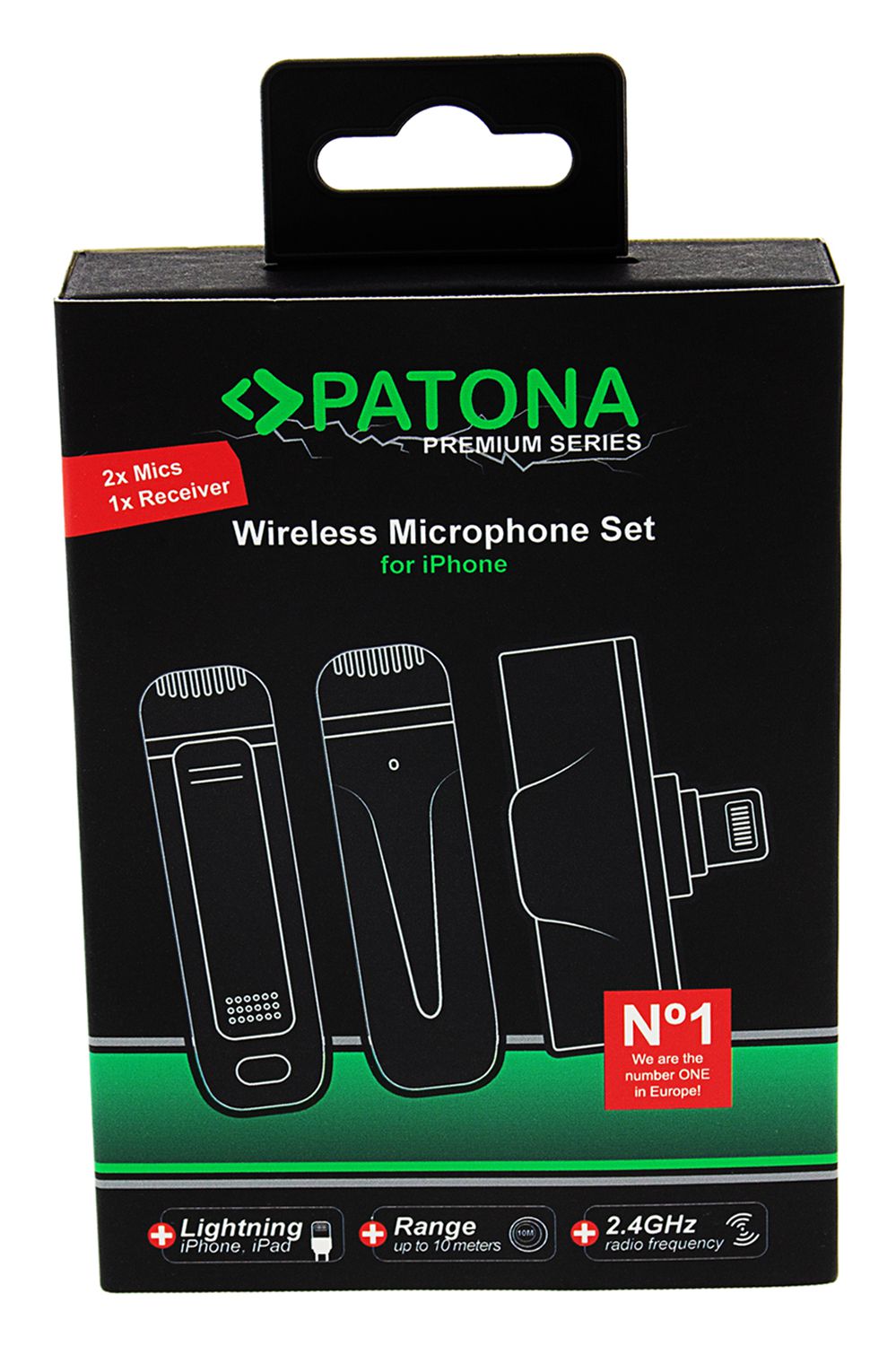 Patona Wireless 2 Lavalier Iphone Set