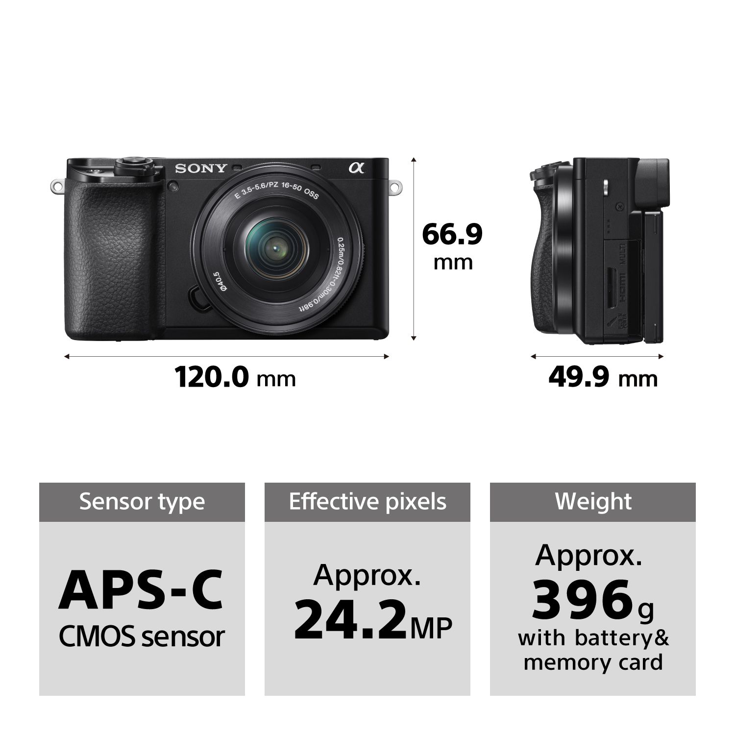 Sony Alpha 6100 Body black