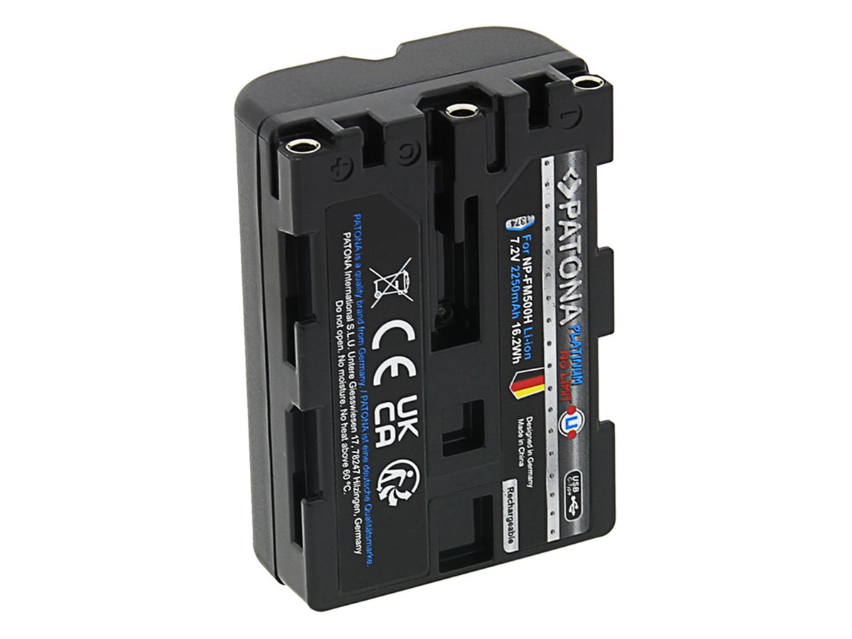 Patona Batterie Sony NP-FM500H