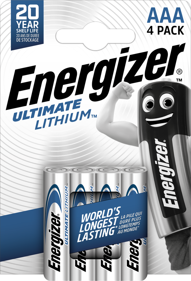 Energizer AAA/L92 Ultimate Lithium 4-P.