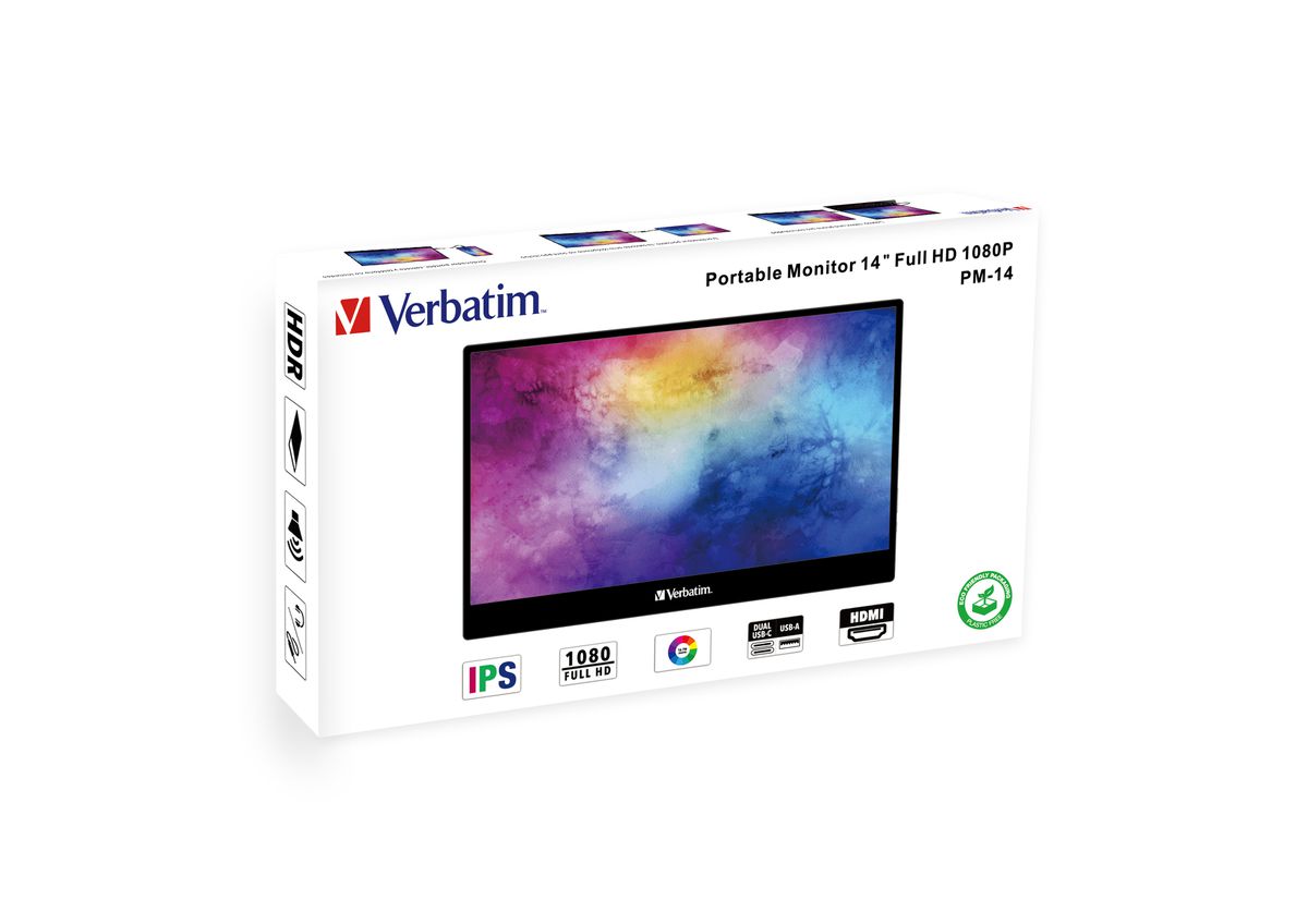 Verbatim Portable Monitor 14"