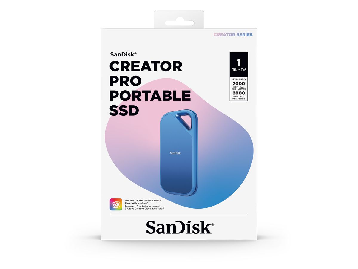 SanDisk Creator Pro PSSD 2'000MB/s 1TB