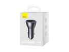Baseus Triple Car Charger 65W Dark Gray