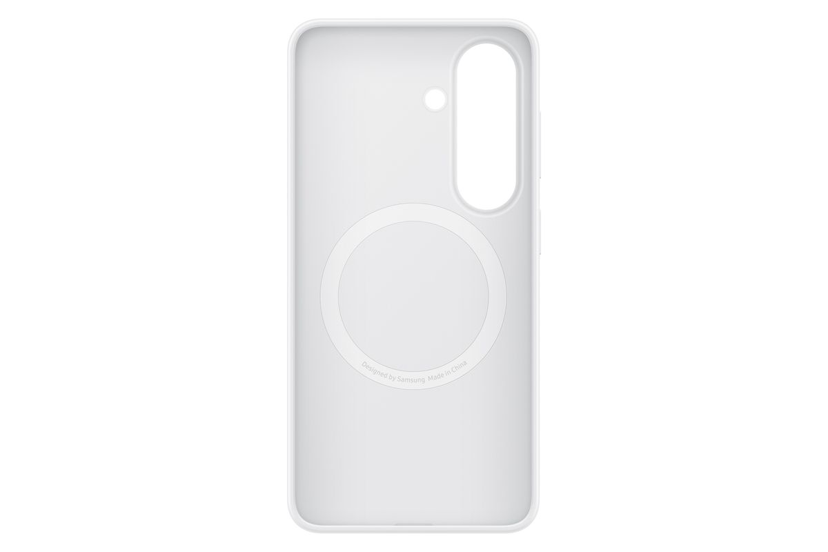 Samsung S26 Silicone Magnet Case White