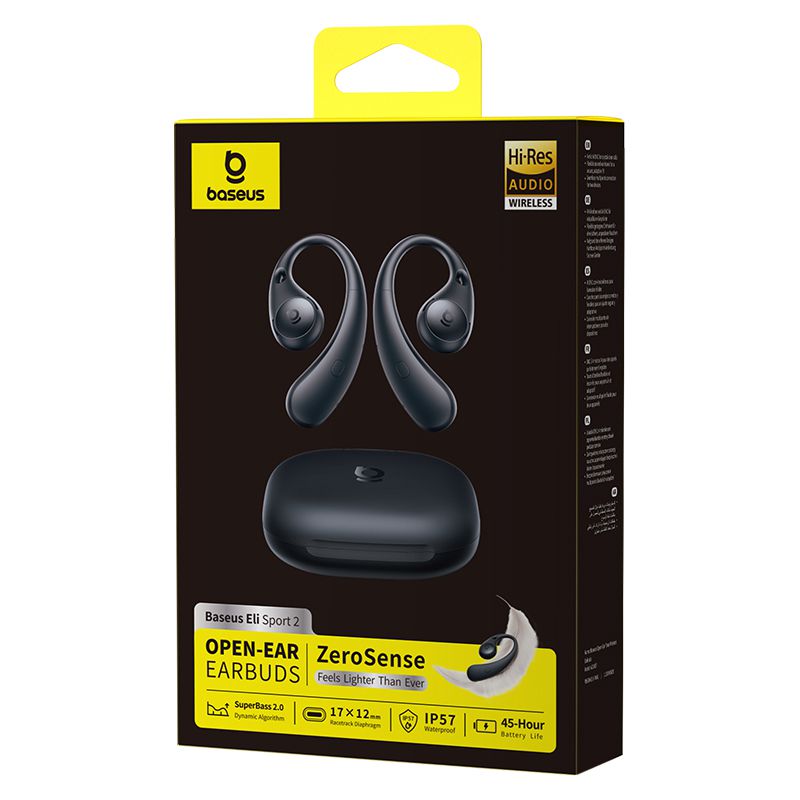 Baseus Eli Sport2 OpenEar TWS Earbud Bl.