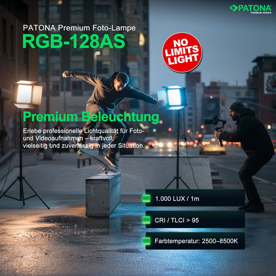 Patona Leuchte RGB-128AS APP