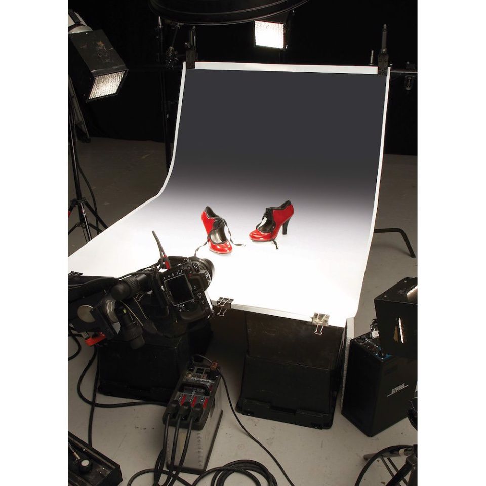 Colorama Colorgrad 110x170cm White/Black