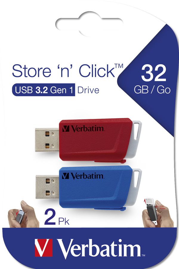 Verbatim Store'n'Click USB 3.0 2x32GB