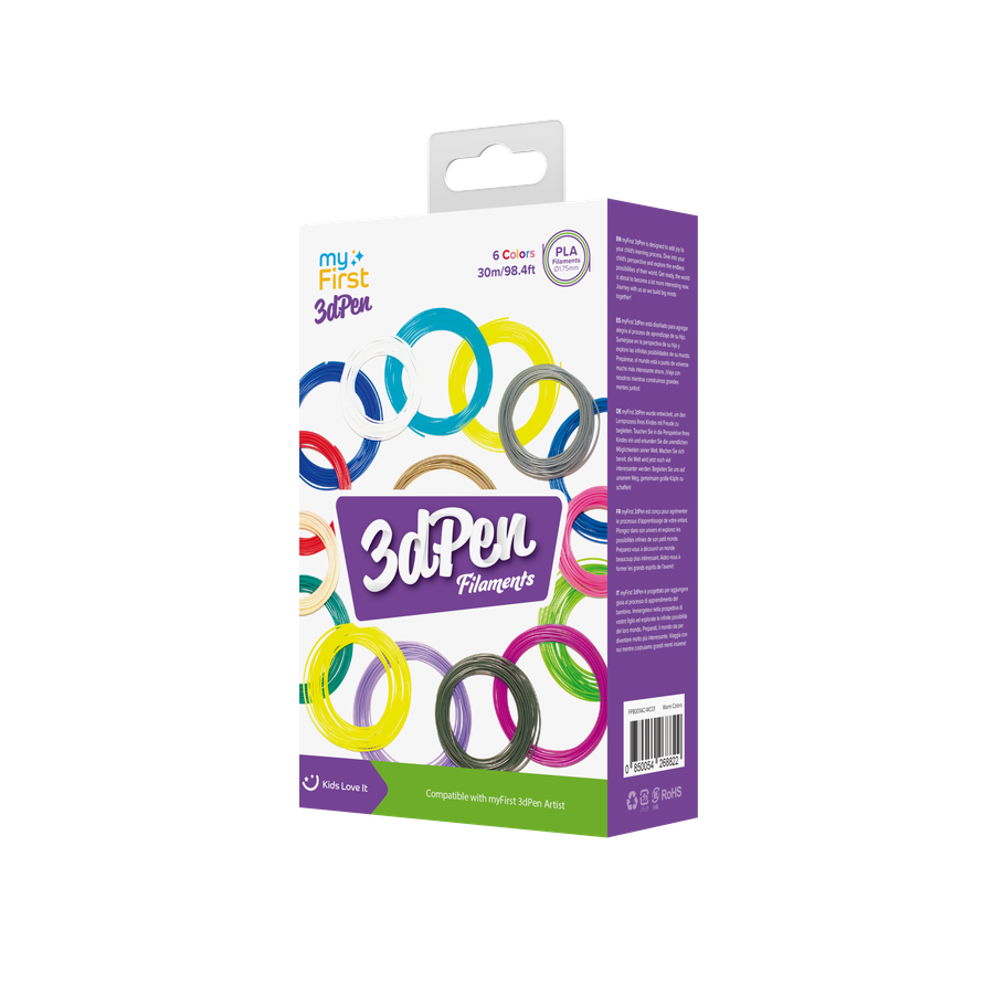 myFirst 3D Pen Artist Filaments Warm Col