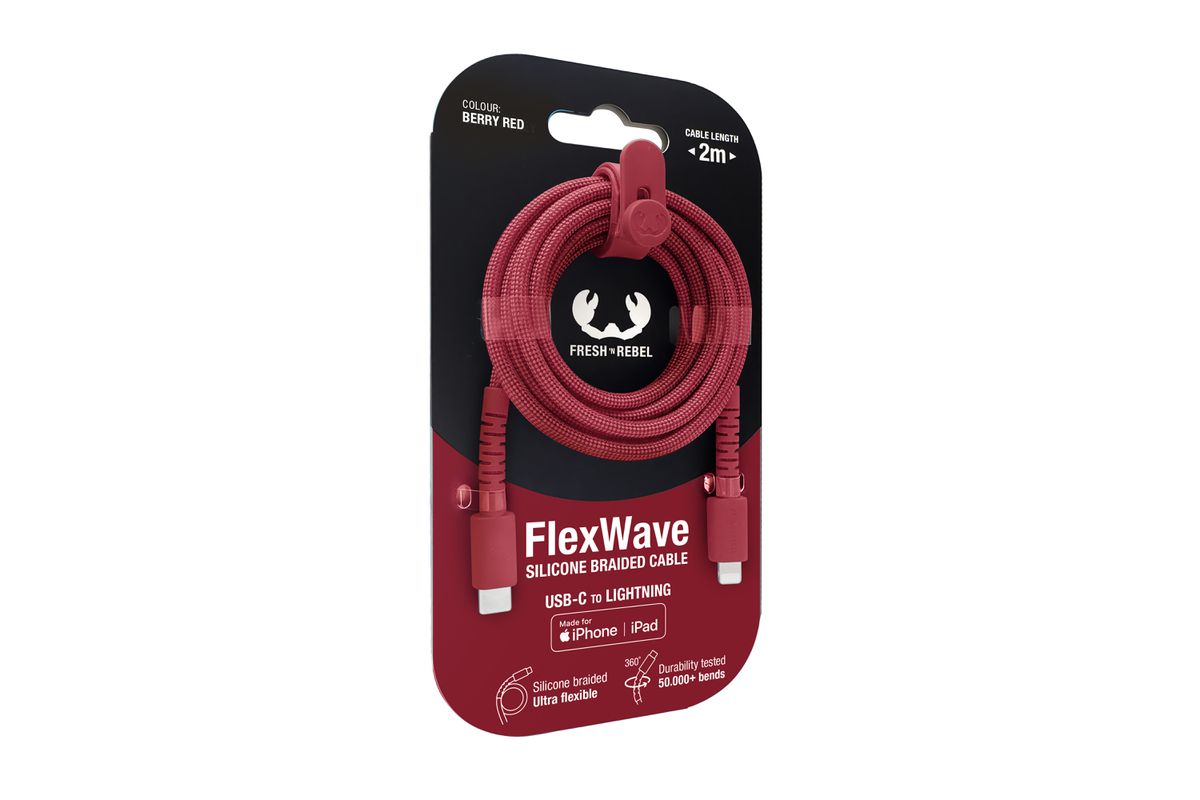 Fresh 'n Rebel USB-C to Lightning Red