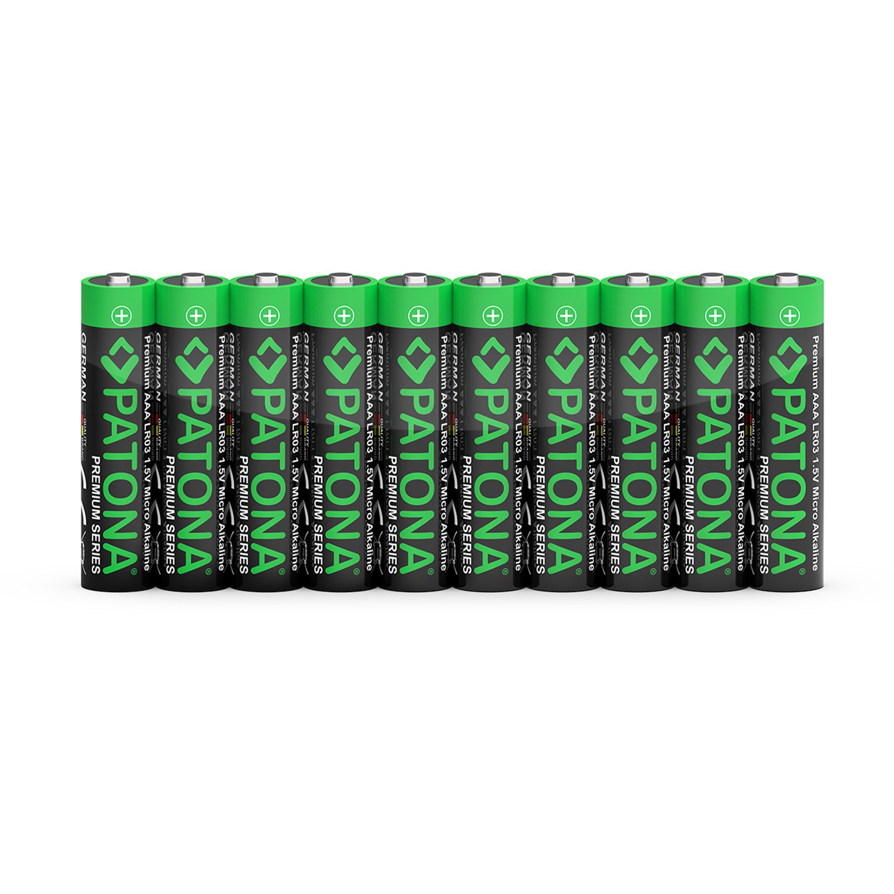 Patona 10 Stück AAA Alkaline Batterie