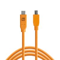 TetherPro 2.0 Mini-B 5-Pin 4.6m Org