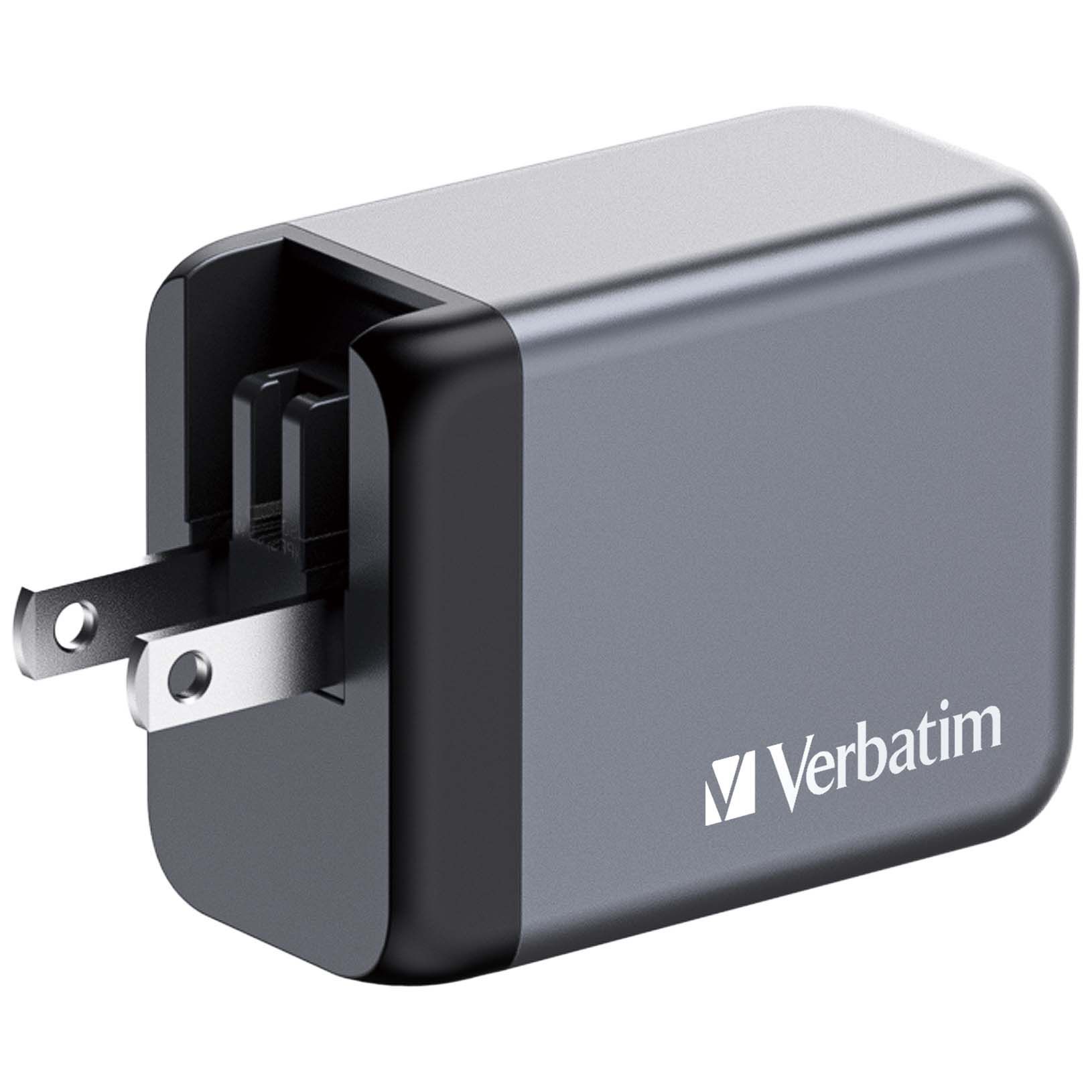 Verbatim GaN 3 Port Charger 65W