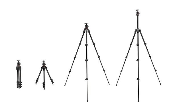 Manfrotto 055XPRO AS Carbon Tripod w/BH