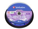 Verbatim DVD+R Spindle DL 8.5GB 8x 10 Pk